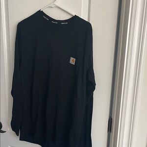 Carhartt Black Crew Neck Shirt with Pocket